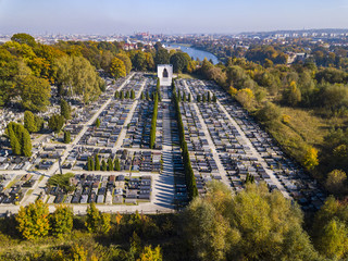 cemetery in Salwator, Krakow, Poland