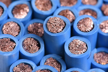 Copper electric cable