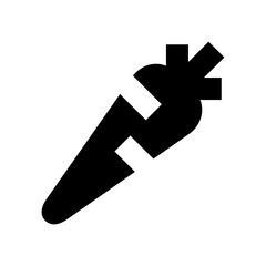 Carrot Food Medicine Hospital Doctor Medical vector icon