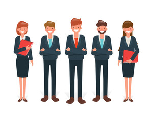 Brainstorming people concept background. teamwork corporate. Illustration vector of business people character.