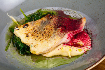 Pike perch fillet
