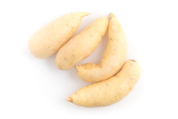 Pile of Mandioquinha baroa potato