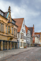 Street in Lemgo, Germany