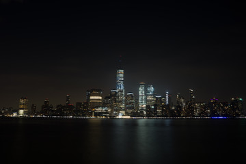 Fototapeta na wymiar new-york vue de New-Jersey City