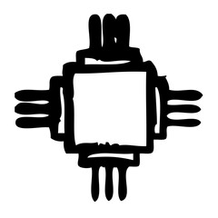 Chip Electronic Devices Hardware Electric Equipment vector icon