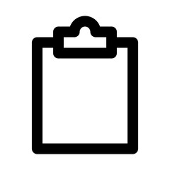Clipboard Notes Stationary Office Desk vector icon