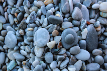 Fototapeta na wymiar Small sea stones. Background, Textures
