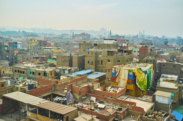 Neighborhoods of old incomplete housing, Cairo, Egypt