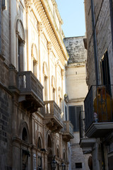 Fototapeta na wymiar street in Polignano a Mare, italy