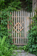 Old wicket in a country house