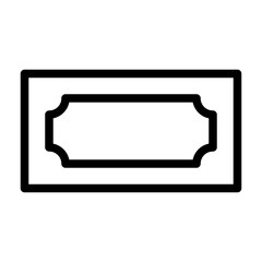 Cash Hotel Service Booking Trip Travel vector icon