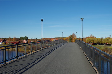 Fototapeta premium Bridge in rural Dalarna