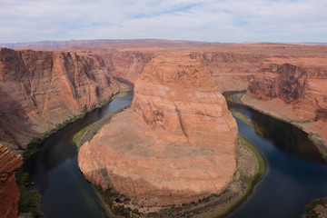 Horse shoe bend landmark in Arizona, USA