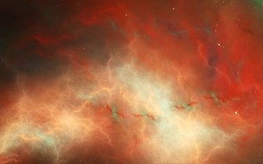 Red fractal galactic texture, digital artwork for creative graphic design