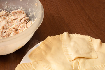 Pastel de Frango Caseiro