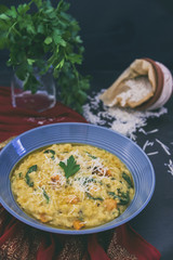 Pumpkin risotto