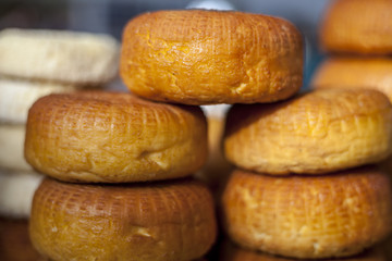 Smoked cheese pigtail, Traditional Polish smoked cheese, Chechil cheese