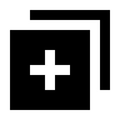 Copy Slides Layer Add Interface Gui Web vector icon