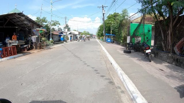 フィリピン　パジャックで行くリブマナンの町並み