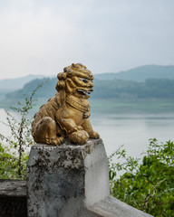 Fototapeta na wymiar China-Lion-4444