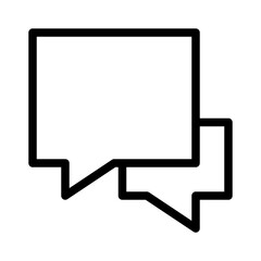 Comments Speech Communication Bubble Chat vector icon