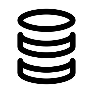 Database Computer Table Software Memory vector icon