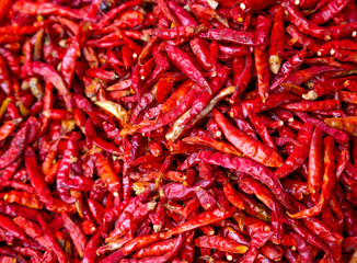 Fototapeta premium Dry red chili pepper
