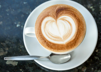 Cup of cappuccino