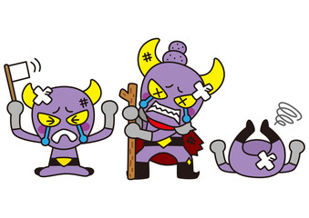 戦隊ヒーローの怪人たち　負け