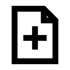 Document File Add Gui Web vector icon