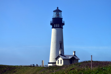 Fototapeta na wymiar Lighthouse on a sunny afternoon