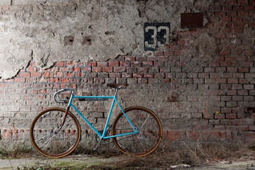 vintage bicycle wall