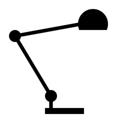 Desk Lamp vector icon