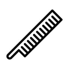 Comb Hairdresser Barber Coiffeur Haircutter vector icon