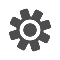 gear icon vector, flat design best vector icon