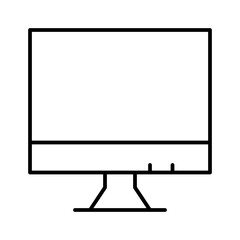 Display Monitor Electronics Devices Technology Products vector icon