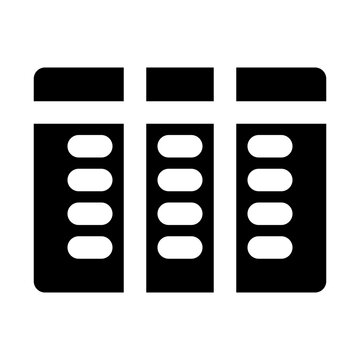 Datatable Table Excel Sheet Database Sql vector icon