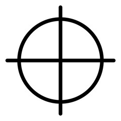 Computer Draw Target Marker Architecture Architect vector icon