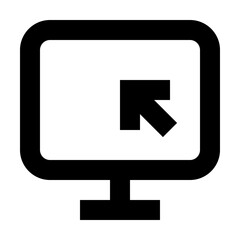 Computer School Education Learning University vector icon