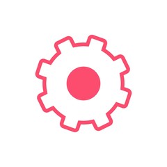 Gear Line Vector Icon