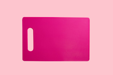Pink plastic Kitchen Board