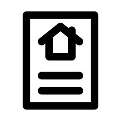 Expose Informations Build Real Site Estate Building Holdings vector icon