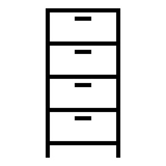 File Cabinet vector icon