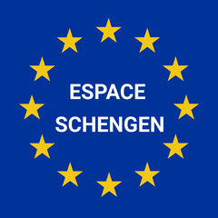Panneau espace Schengen
