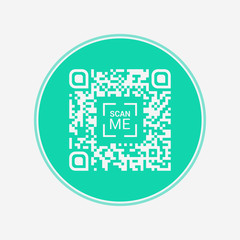 qr code for smart phone vector icon sign symbol