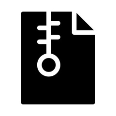 Obraz premium Document File Zip Compress Gui Web vector icon