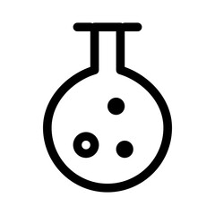 Flask Chemical Lab School Education Learning University vector icon