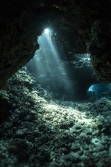 Fototapeta na wymiar Caves in the Red Sea