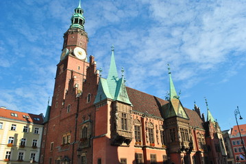 Gotycki ratusz we Wrocławiu