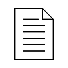 Fototapeta premium Document Office Productivity Efficiency Performance Optimization vector icon